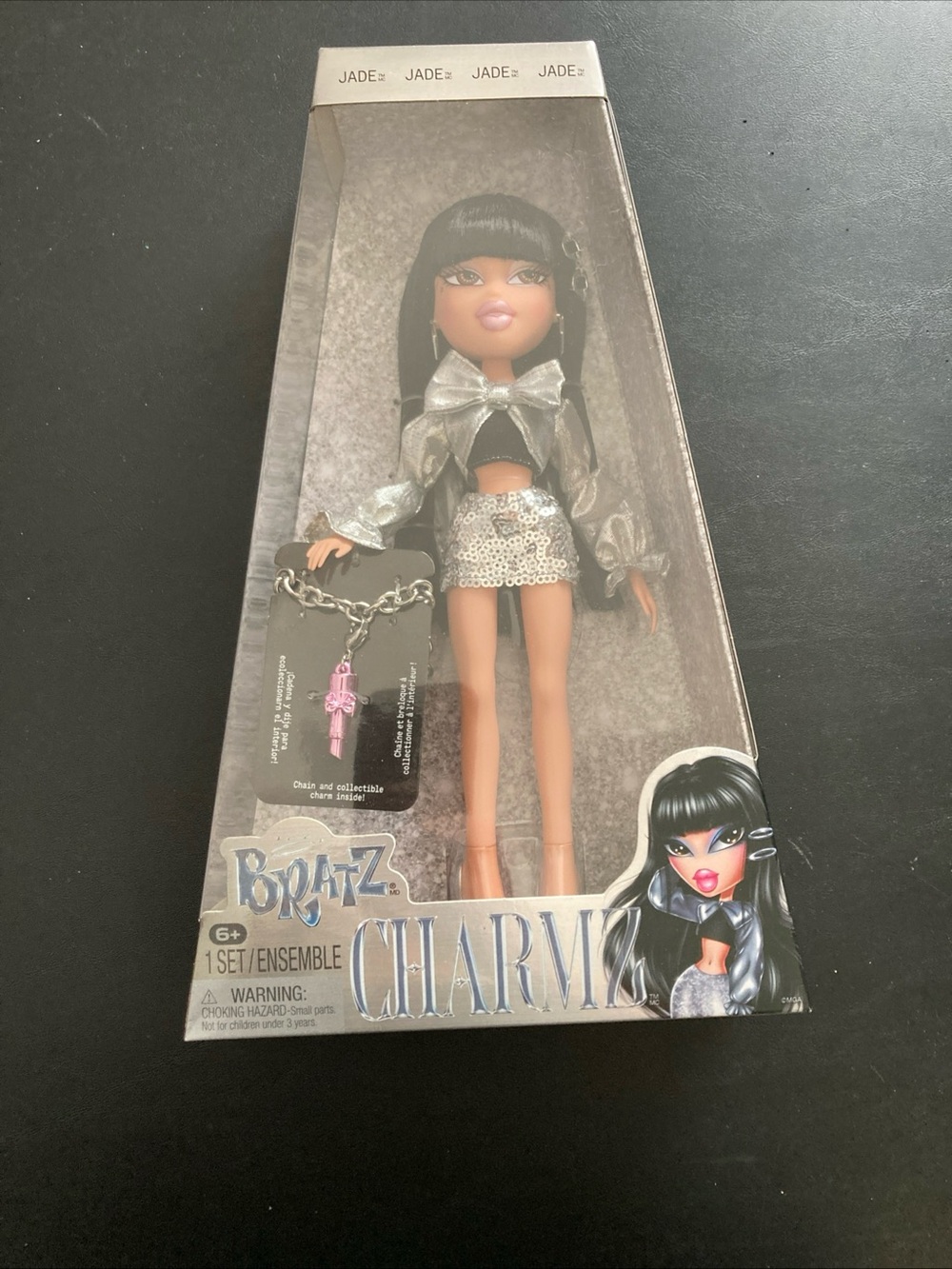 Bratz Charmz Jade Fashion Doll with Collectible Charm Bracelet